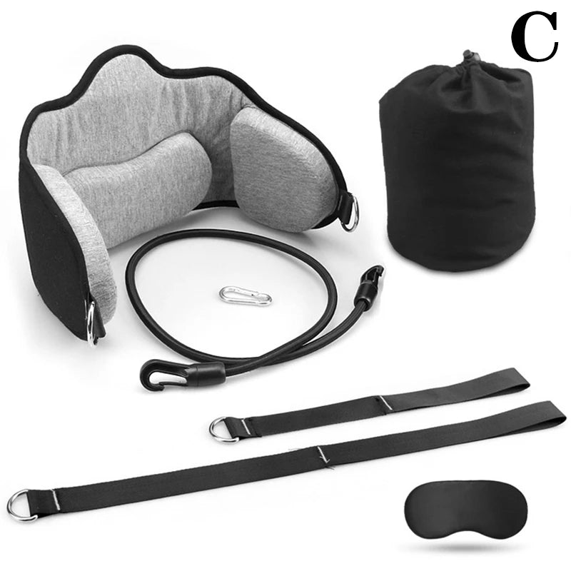 Hammock With Stand For Neck Traction Massager Cervicales Stretcher To Reduce Neck Pain Relief Relaxation With Free Eye Mask