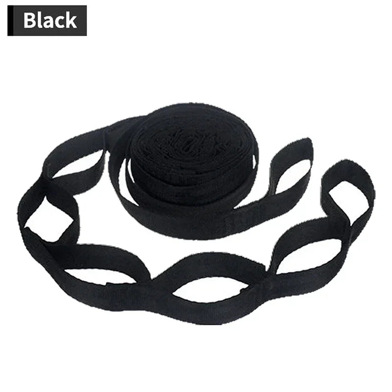 2PCS High Bearing Capacity Hammock Straps Breaking Strength Polyester Hammock Belt Rope with Ring Camping Gear Accessories