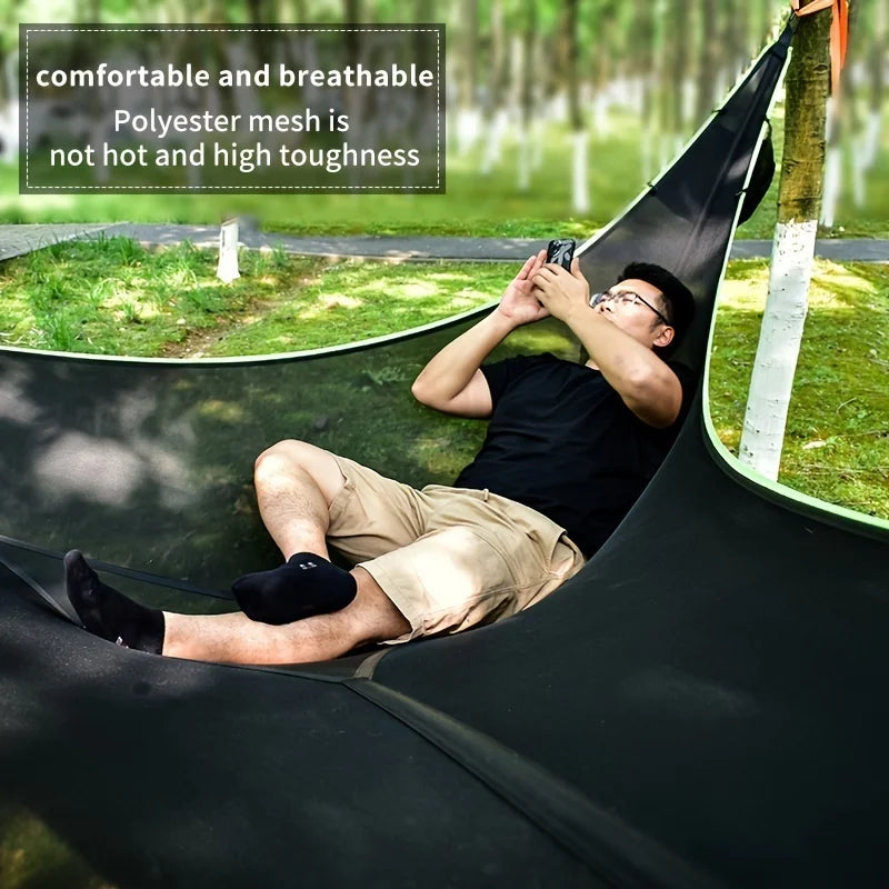 1 PCS Outdoor triangular hammock suitable for multiple people,large camping hammock swing outdoor triangular hammock