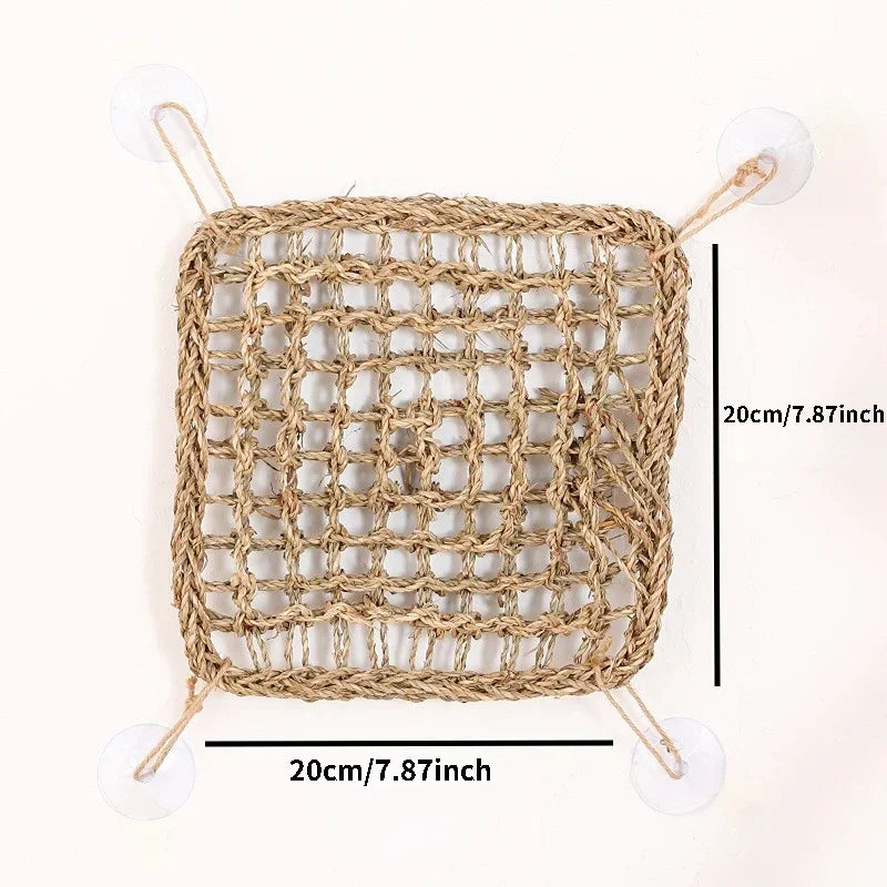 Bearded Dragon Hammock Reptile Lounger for Chameleon Lizards Gecko Snakes Lguana Reptiles Geckos Grass Cushion Pet Bed Swing