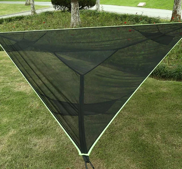 Portable Multi-Person Nylon Hammock Garden Furniture Set Tent With Outdoor Camping Hammock Equipment