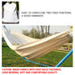 Outdoor Double Dropshipping Hammock Rollover Prevention Camping Canvas Fabric  Hammock Hanging Hammock Patio Bed Travel Hiking