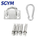 304 Stainless Steel Suspension Hammock Mount Ceiling  Hanging Hook Anchor Hanger For Gym Training Aerial Yoga Swing Hanging Kit