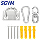 304 Stainless Steel Suspension Hammock Mount Ceiling  Hanging Hook Anchor Hanger For Gym Training Aerial Yoga Swing Hanging Kit