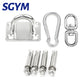 304 Stainless Steel Suspension Hammock Mount Ceiling  Hanging Hook Anchor Hanger For Gym Training Aerial Yoga Swing Hanging Kit