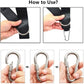 One Pair Tree Swing Hanging Kit Hammock Straps Camping 350 KG Load Capacity Rope Carabiner OutDoor Hiking Hammock Hanging Belt