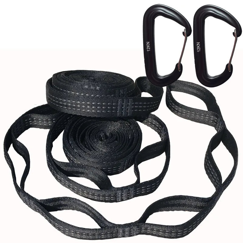 280cm length Super Strong Hammock Strap Hanging Hammock Belt Hamaca Hamak for Camping,Traveling,Portable Hanging Tree Rope