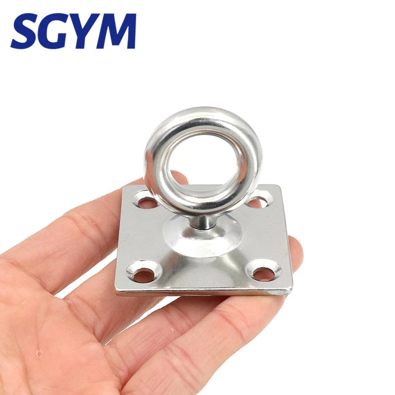 304 Stainless Steel Suspension Hammock Mount Ceiling  Hanging Hook Anchor Hanger For Gym Training Aerial Yoga Swing Hanging Kit