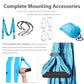 Parachute Fabric Yoga Hammock Swing, Anti-Gravity, High Strength, Decompression, Hanging Gym, Inversion Therapy, 6 Grip