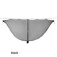 Hammock Bug Netting, 210T Nylon Mesh, with Drawstring Bag, 6 Meters Rope, Double Sided Zipper Camping Hammock Mosquito Netting