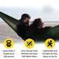 2 People Parachute Hammock Camping Survival Garden Hunting Leisure Hamac Travel Double Person Hamak with Hammock strap