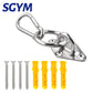 304 Stainless Steel Suspension Hammock Mount Ceiling  Hanging Hook Anchor Hanger For Gym Training Aerial Yoga Swing Hanging Kit