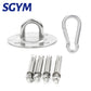304 Stainless Steel Suspension Hammock Mount Ceiling  Hanging Hook Anchor Hanger For Gym Training Aerial Yoga Swing Hanging Kit