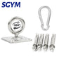 304 Stainless Steel Suspension Hammock Mount Ceiling  Hanging Hook Anchor Hanger For Gym Training Aerial Yoga Swing Hanging Kit