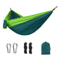 1PC Camping Hammock Single Person Portable Outdoor Hammock with Nylon Rope Parachute Fabric Color Hanging Bed Outdoor Furniture