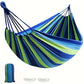 Outdoor Portable Swing Hammock – Thick Canvas Design for Camping, Lounging & Sleeping