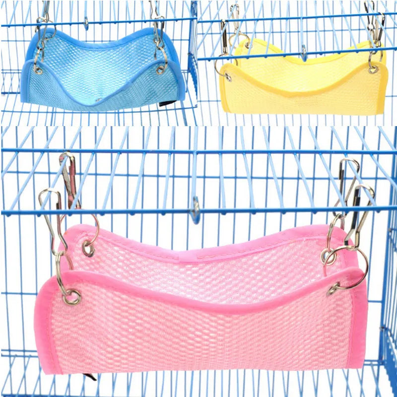 hamster hammock breathable mesh hammock chinchilla squirrel hanging swing pet mesh hammock chipmunk golden bear hammock