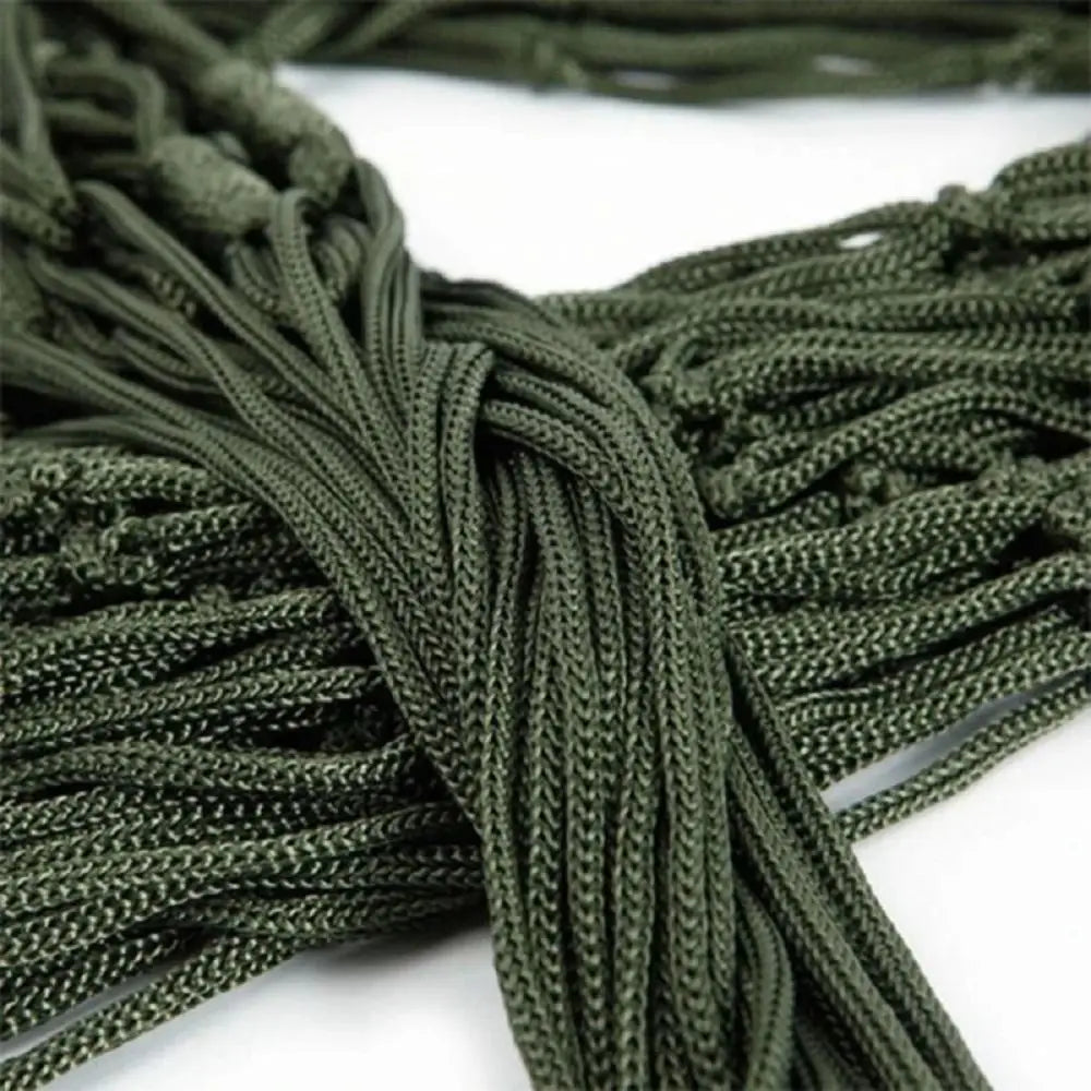 Swing Hanging Bed With Rope Nylon Mesh Hammock Portable Fabric Camping Hammock Folding Ultralight Outdoor Sleeping Bed Travel