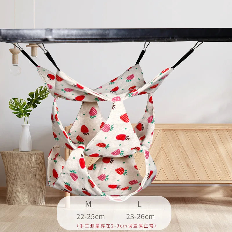 햄스터 Pet Hammock Cotton Hamster Mouse Hanging Bed Small Pet Hamster Rabbit Double Layer Warm Sleep Nests Hanging Hammock Supplies