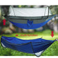 Double Camping Hammock with Mosquito Netting Pop-up Portable Hammock Ultralight Nylon Parachute Hammocks with Tree Straps