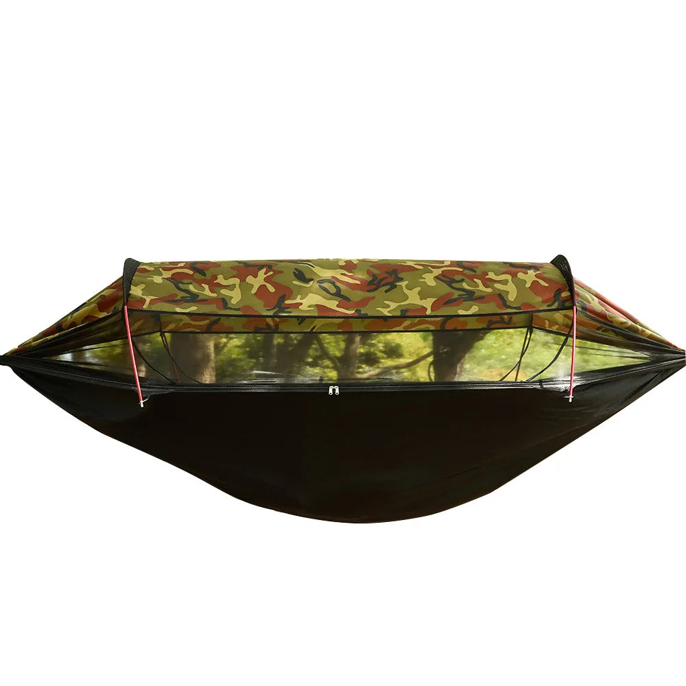 Outdoor Hanging Furniture Sleeping Survival Portable Hammock With Mosquito Net Camping Equipment Tent Travel For Leisure Hammock