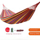 New Creative Canvas Single Hammock Outdoor Courtyard Sleeping Hammock Camping Indoor Children's Swing Thick Striped Hammock