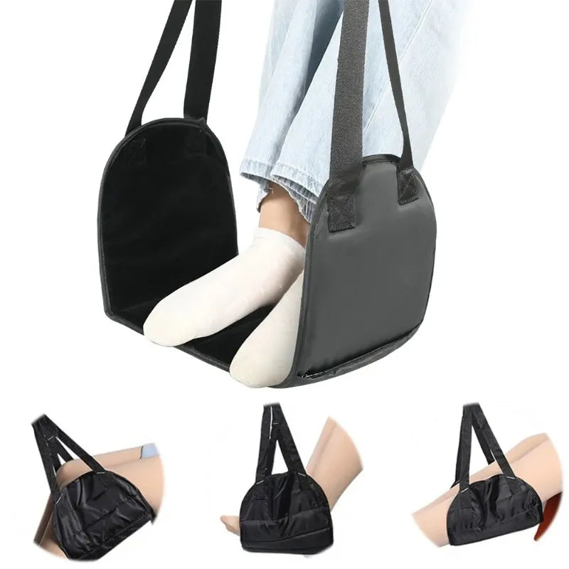 Foot Hammock For Plane Travel Portable Feet Hammock For Airplane Lightweight Car Back Seat Accessories Travel Supplies Flight