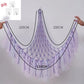 Plush Toy Hammock Large Capacity Stuffed Animals Organizer Net Macrame Tassels Boho Home Wall Decoration Hanging Basket