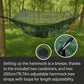 Camping Hammocks for Outside with Mosquito Net, Lightweight & Portable Outdoor Single Hammock Tent for Yard, Backpacking, Green