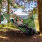 Outdoor Survival Portable Single Hammock Tear-Proof Anti Mosquito Flat Lying Hammock Multi-Color Optional