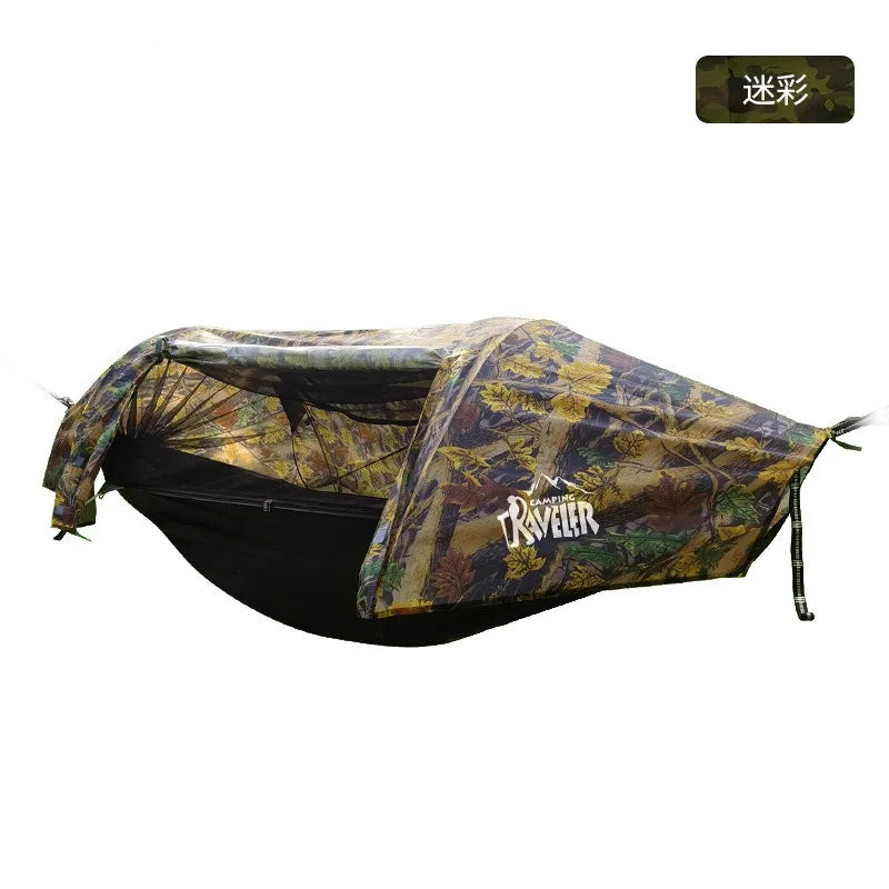 Mosquito Net Hammock Outdoor Patio Furniture Hammock Tent Camping Network Hiking Rain-Proof Hanging Mosquito Camping Rests Tent