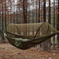 Outdoor Camping Hammock High Strength Parachute Fabric With Mosquito Net Lightweight Hanging Hammocks Hanging Bed Net 250x120cm