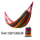 Camping hammocks - Portable hammocks Single or double hammocks Outdoor and indoor camping accessories with slings and hooks