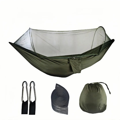 Camping Hammock with Mosquito Net Hammock Mosquito Proof Portable Swing Travel Hike Sleeping Hanging Sturdy and Stable Bed Net