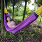 Hammock swing outdoor ice silk hammock single widened mesh swing swing adult children dormitory hang