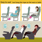 Portable Hammock Leg Rest Car Travel Rest Foot Pad Office Hanging Adjustable Simple Leg Hammock Aircraft Rest Foot Rest