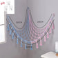 Plush Toy Hammock Large Capacity Stuffed Animals Organizer Net Macrame Tassels Boho Home Wall Decoration Hanging Basket