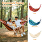 Outdoor Hammock Camping Swing Large Canvas Three Person Hammock Portable for Picnic Beach Backyard Balcony Patio