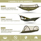 WESTTUNE Outdoor Camping Hammock with Mosquito Net Automatic Quick Opening Hanging Hammocks Fabric Hanging Sleeping Swing Bed