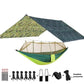 Camping Hammocks and Accessories Including Hammock with Mesh Rain Fly Tarp Tree Straps for Outdoor Use Hiking Backpacking Travel
