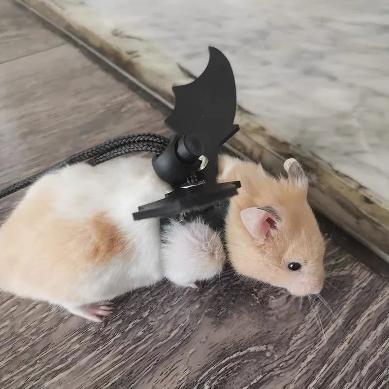 Anti Escape and Anti Bite Rope Small Animal Hamster Traction Rope Strap Hamster Flower Branch Rat Leash Hamster Traction Rope