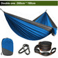 Camping hammocks with double and single portable hammocks with straps lightweight nylon parachute hammocks suitable for outdoor