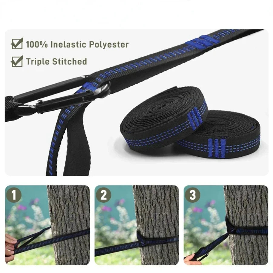 2025 Portable hammocks, tents, mosquito repellent tents for outdoor camping, and hammocks for portable, multi-person travel