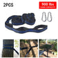 One Pair Tree Swing Hanging Kit Hammock Straps Camping 350 KG Load Capacity Rope Carabiner OutDoor Hiking Hammock Hanging Belt