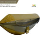 Waterproof Durable Outdoor Camping Hammock with Mosquito Net And Awning Lightweight Portable Sun Protection Leisure Swing
