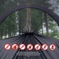 Outdoor Essential Camping Hammock Anti-mosquito and Insect Portable Foldable Quick-open Anti-rollover Nylon Sunshade Hammock