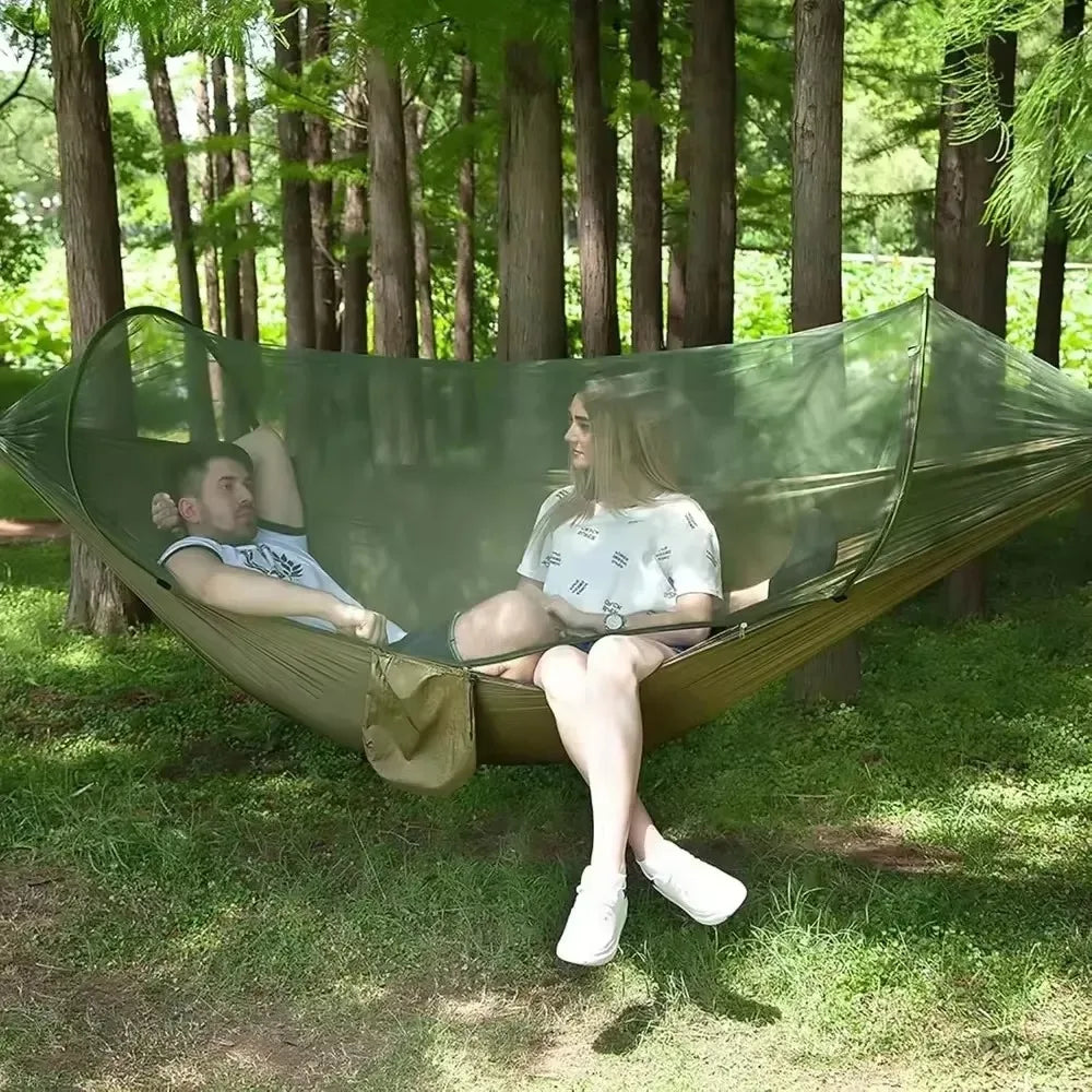 Outdoor Camping Hammock Double Large Size With Mosquito Net Sleeping Tent Hammocks Outdoor Furniture Bed Sleeping Hammock Tent