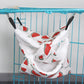 햄스터 Pet Hammock Cotton Hamster Mouse Hanging Bed Small Pet Hamster Rabbit Double Layer Warm Sleep Nests Hanging Hammock Supplies