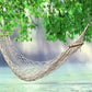 1Pcs Anti-turnover Cotton Mesh Hammock Outdoor Camping Mesh Hammock Short Stick Leisure Mesh Pocket Hammock