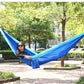 Single Person Portable Outdoor Camping Hammock With Nylon Color Matching Hammock High Strength Parachute Fabric Hanging Bed